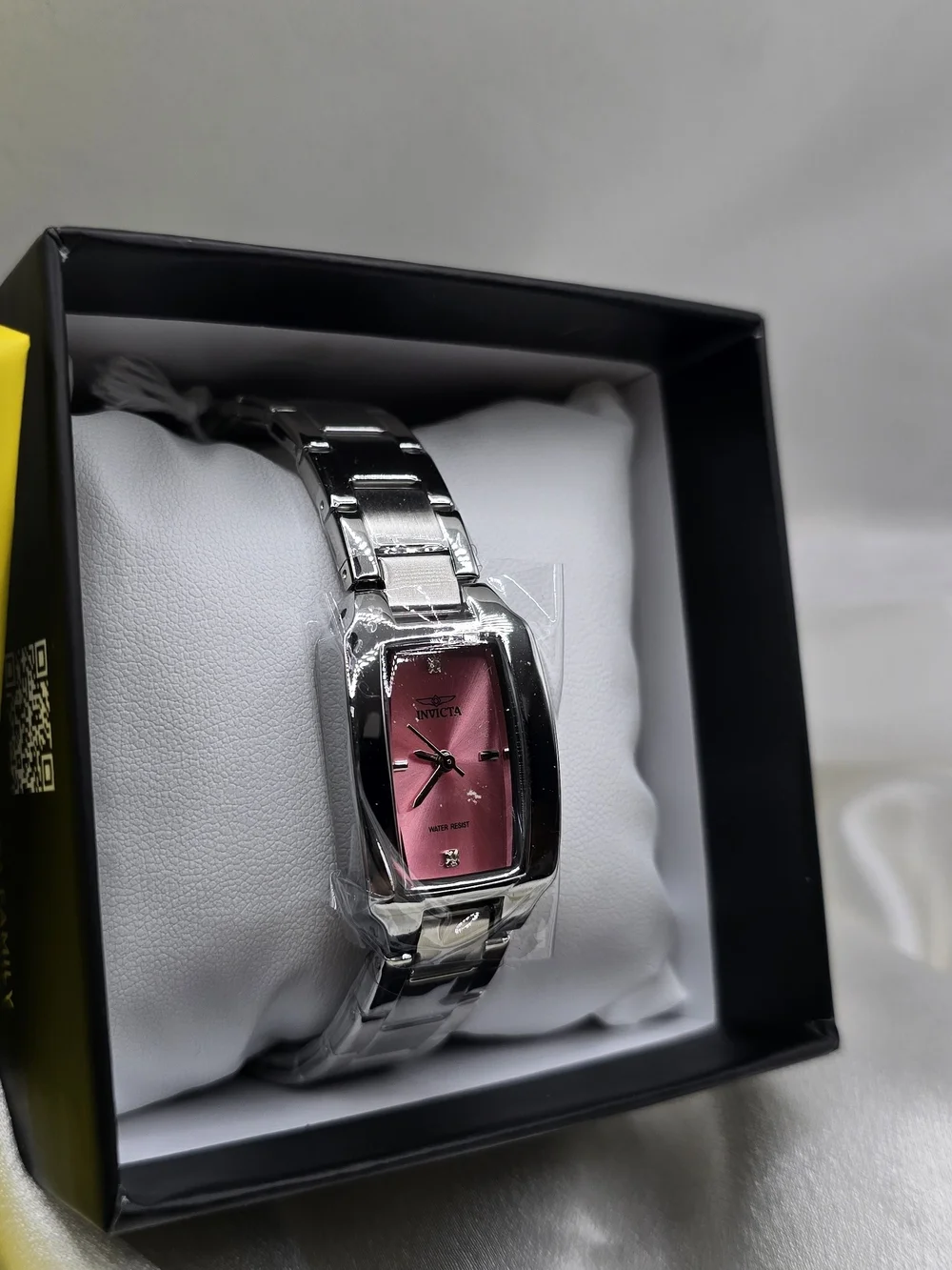 Invicta Wildflower Stainless Steel Ladies Watch with Pink Dial